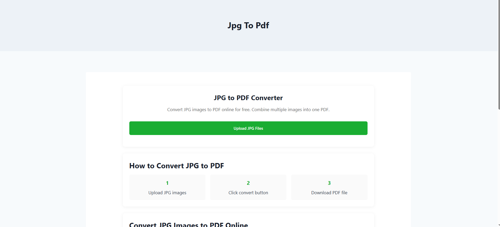 JPG to PDF